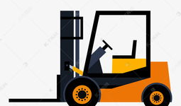叉车的漫画,趣味演绎现代物流搬运高手